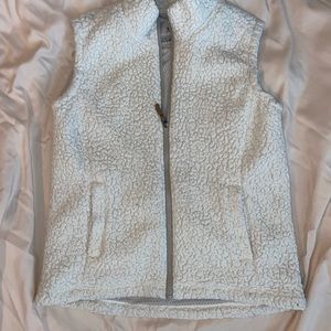 Cream Sherpa Vest